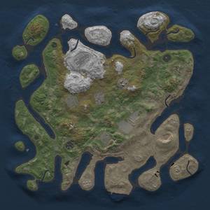 Thumbnail Rust Map: Procedural Map, Size: 4000, Seed: 1014, 14 Monuments