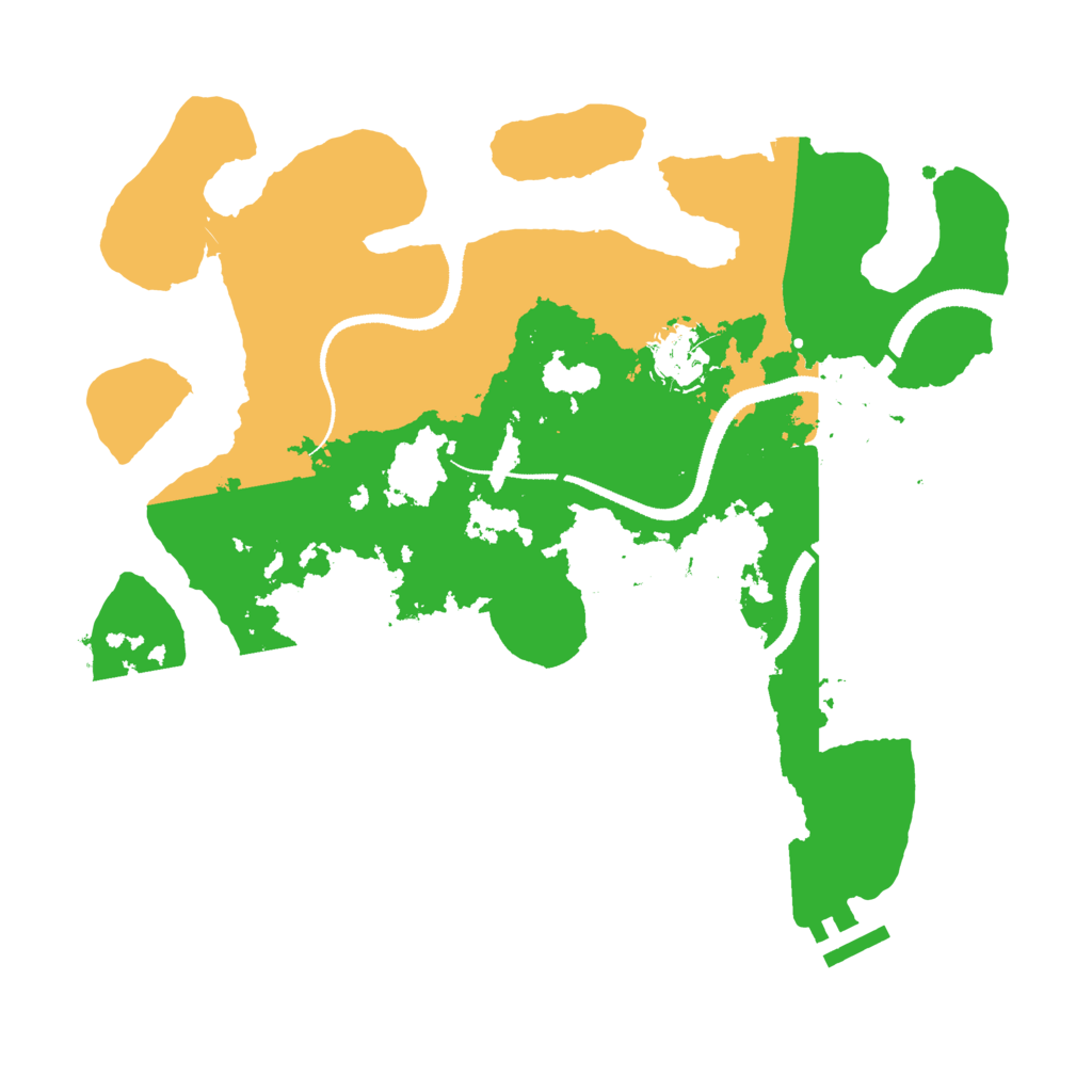 Biome Rust Map: Procedural Map, Size: 3200, Seed: 188