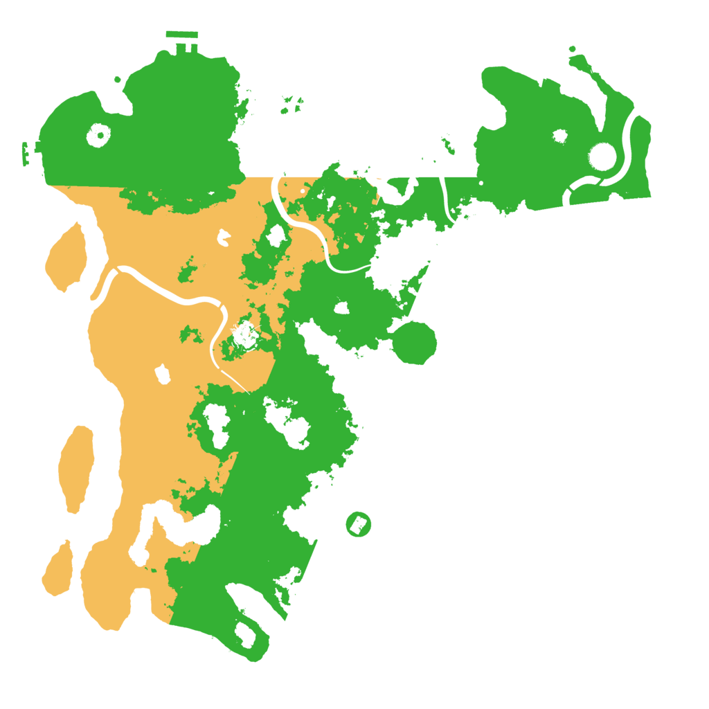Biome Rust Map: Procedural Map, Size: 4500, Seed: 352