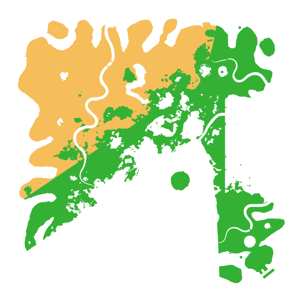 Biome Rust Map: Procedural Map, Size: 4500, Seed: 795638