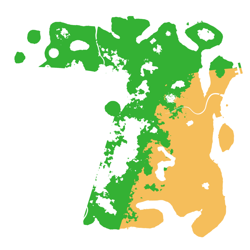 Biome Rust Map: Procedural Map, Size: 4500, Seed: 78923101