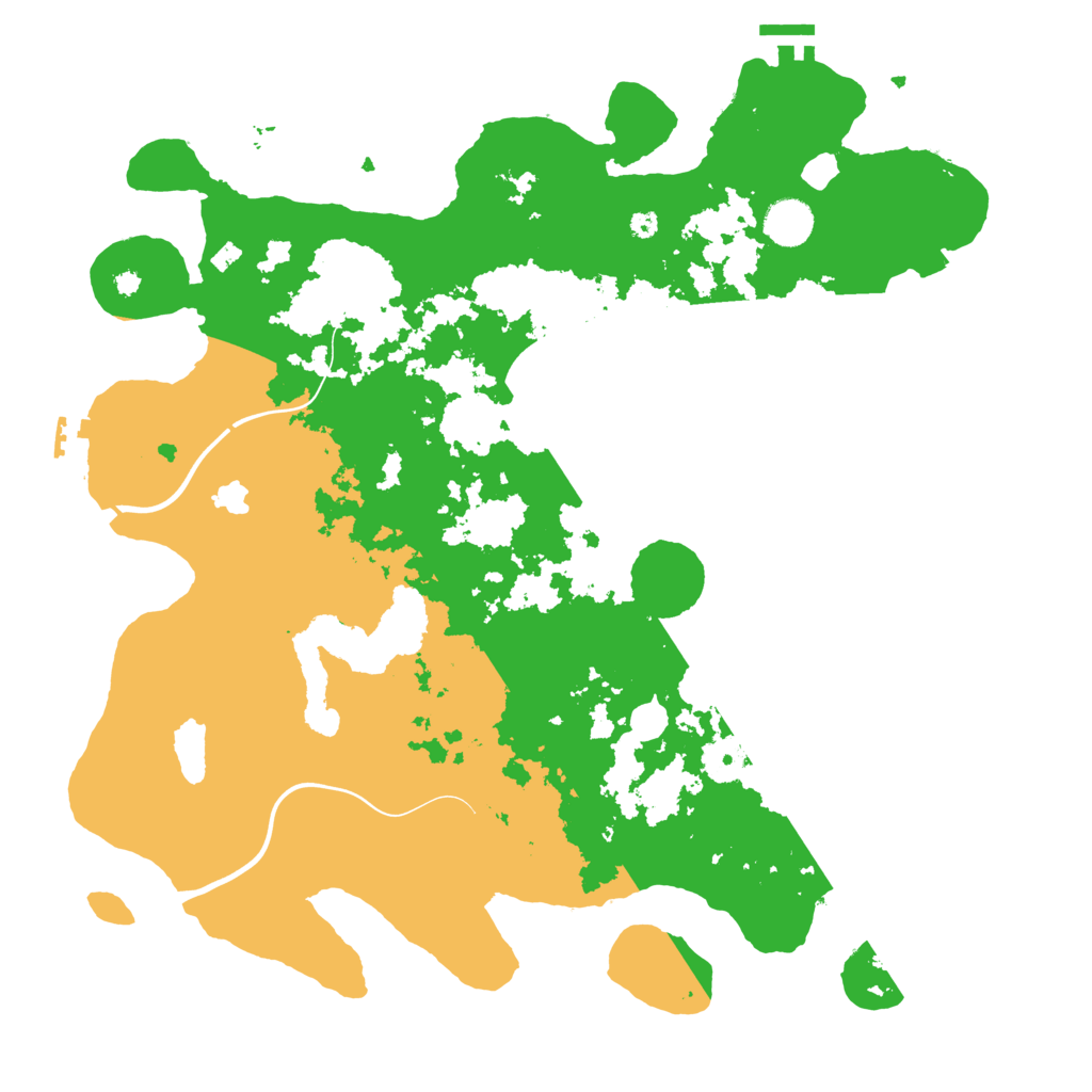 Biome Rust Map: Procedural Map, Size: 4000, Seed: 23072