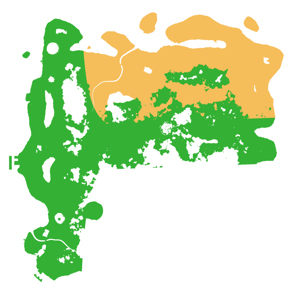 Biome Rust Map: Procedural Map, Size: 4500, Seed: 8574