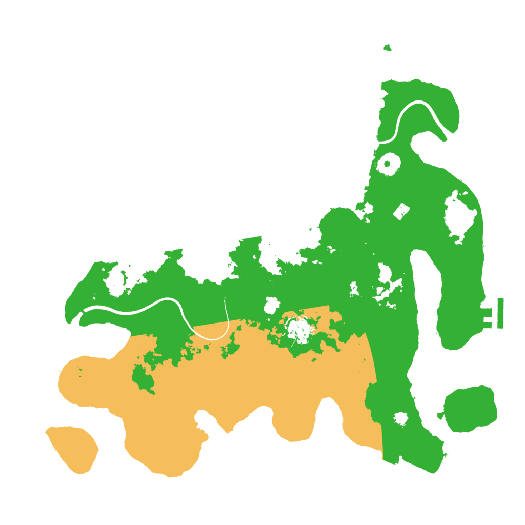 Biome Rust Map: Procedural Map, Size: 3500, Seed: 453163423