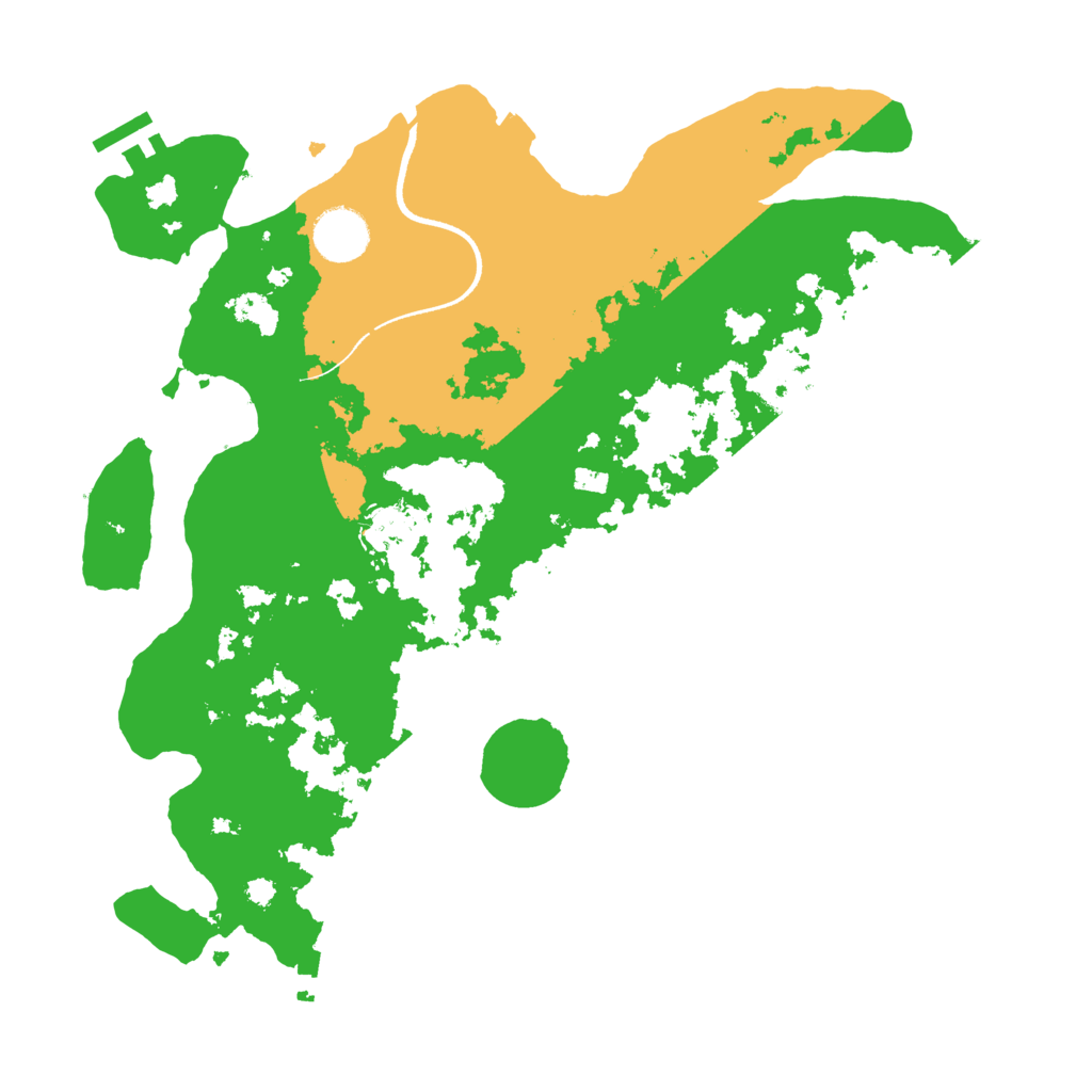 Biome Rust Map: Procedural Map, Size: 3500, Seed: 948985