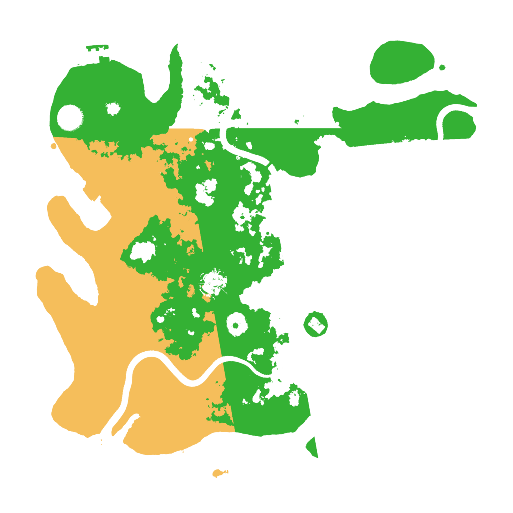 Biome Rust Map: Procedural Map, Size: 3500, Seed: 904823