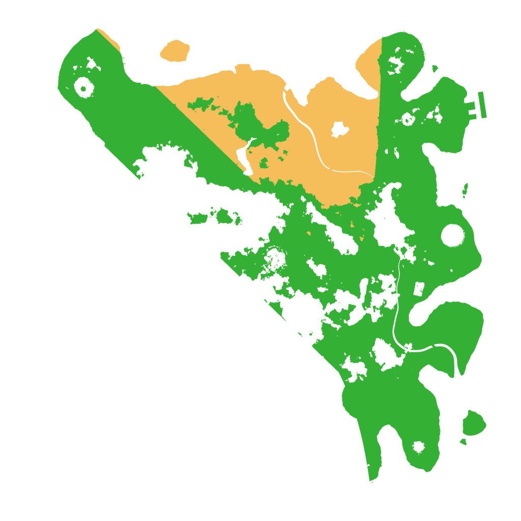 Biome Rust Map: Procedural Map, Size: 4000, Seed: 247303117