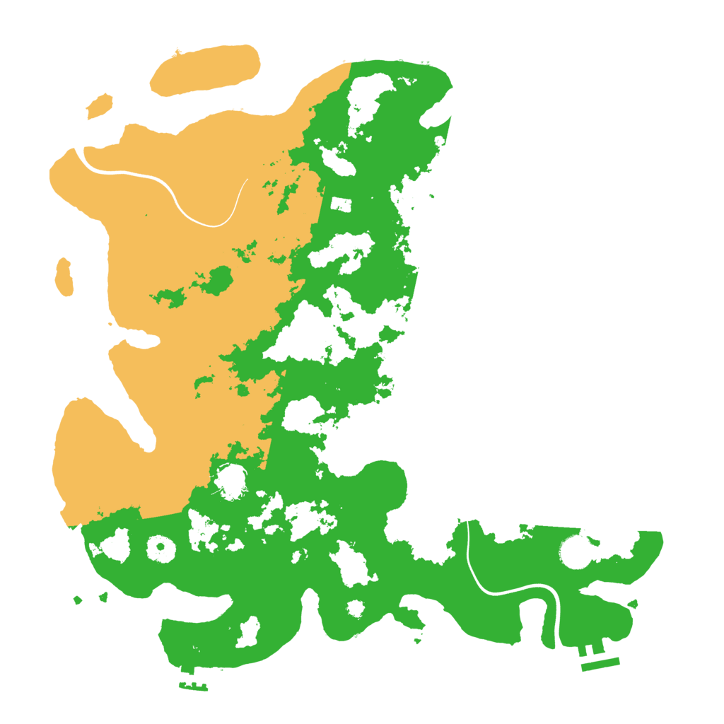 Biome Rust Map: Procedural Map, Size: 3800, Seed: 152980788