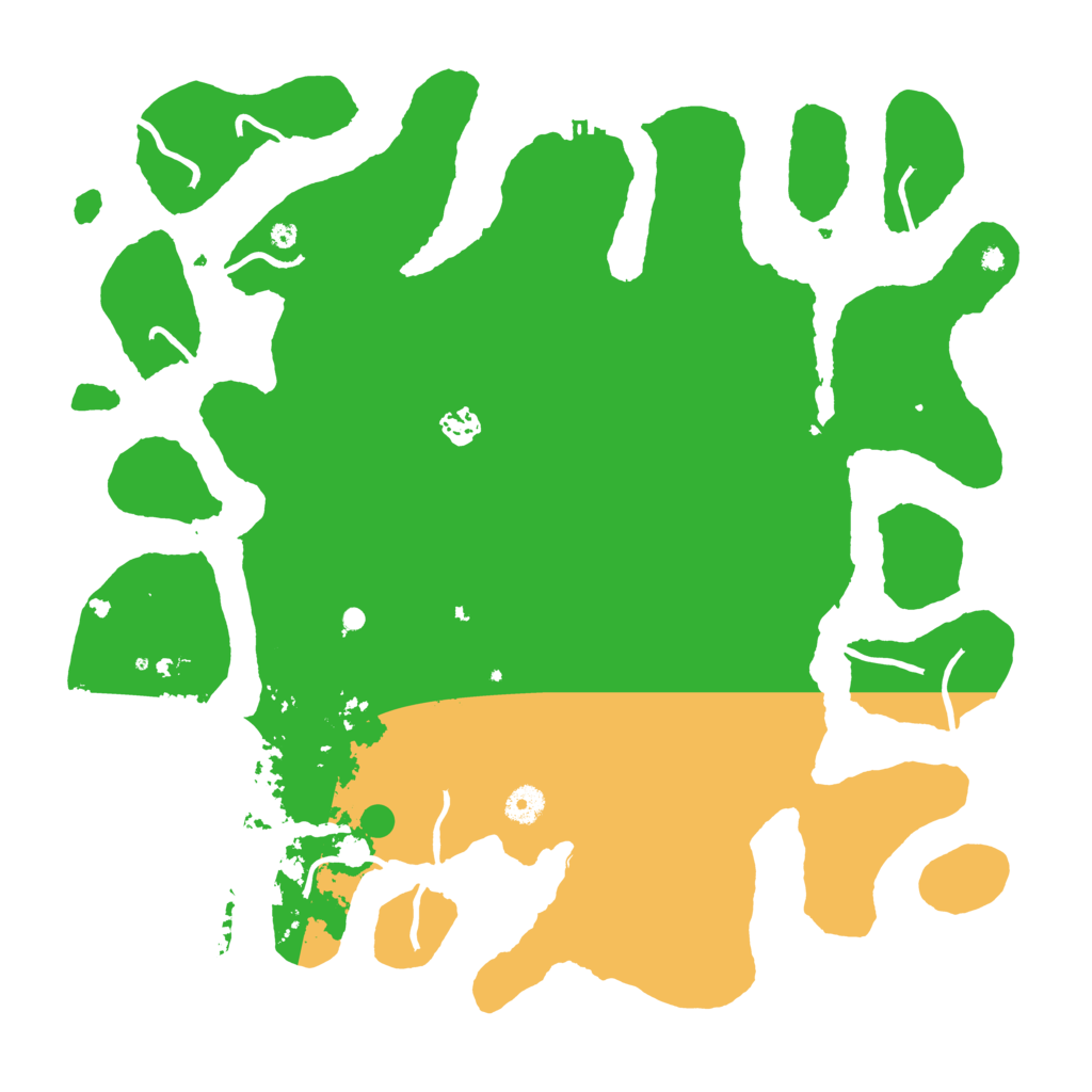 Biome Rust Map: Procedural Map, Size: 4300, Seed: 591436435