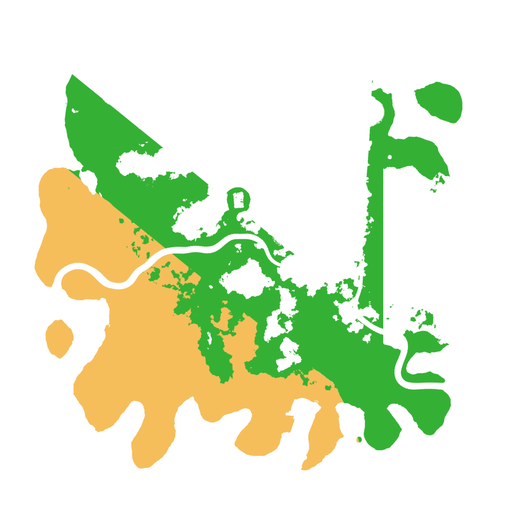 Biome Rust Map: Procedural Map, Size: 3500, Seed: 618319