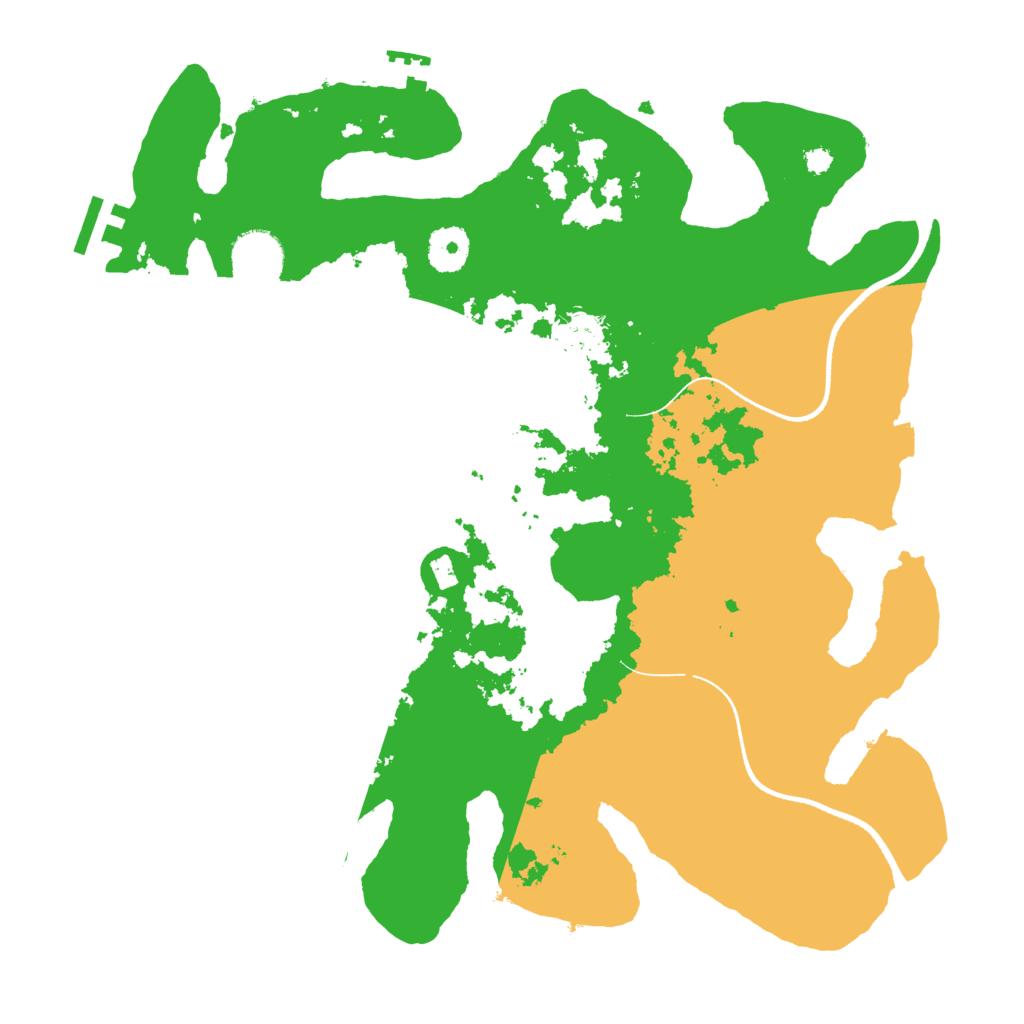 Biome Rust Map: Procedural Map, Size: 3500, Seed: 1213