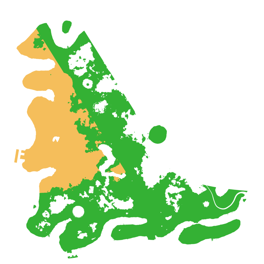 Biome Rust Map: Procedural Map, Size: 4000, Seed: 39526