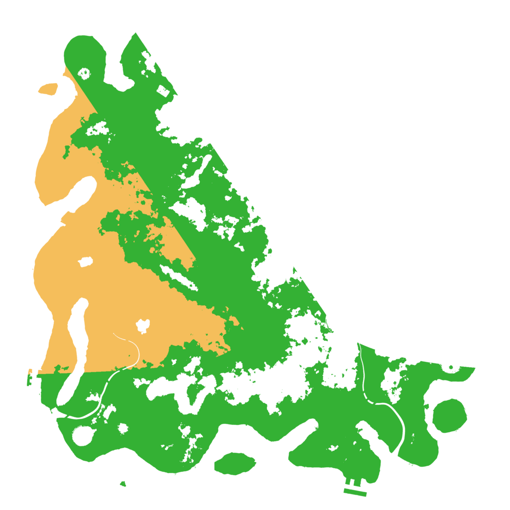 Biome Rust Map: Procedural Map, Size: 4500, Seed: 755559