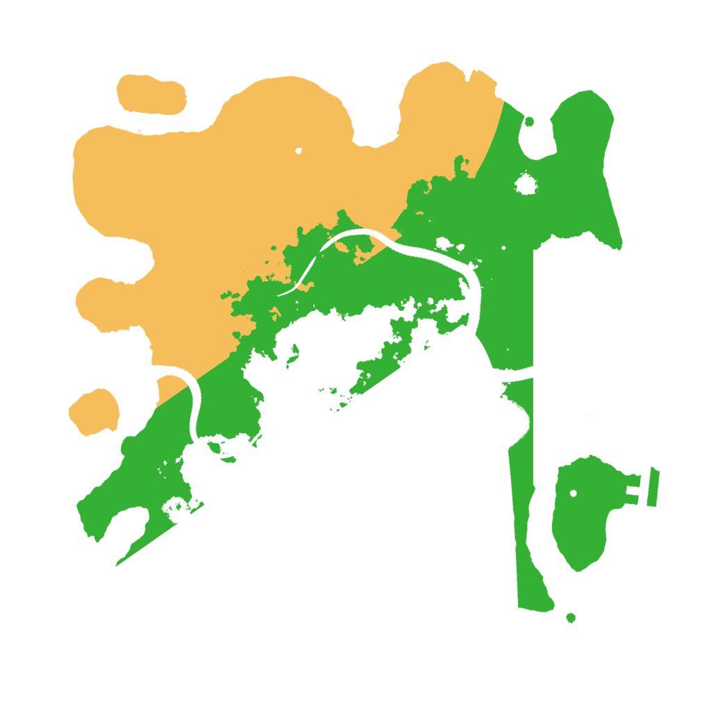 Biome Rust Map: Procedural Map, Size: 3000, Seed: 2398