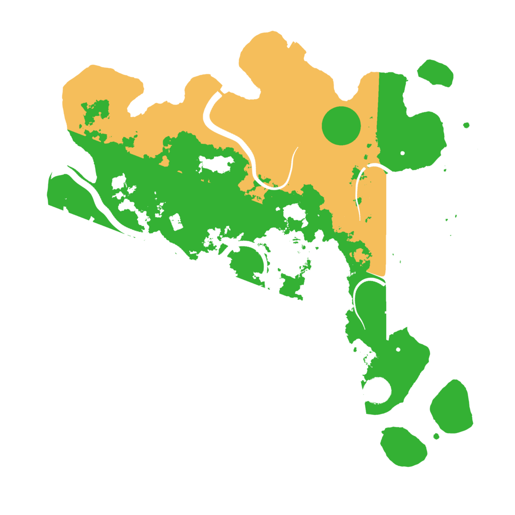 Biome Rust Map: Procedural Map, Size: 3500, Seed: 987937529