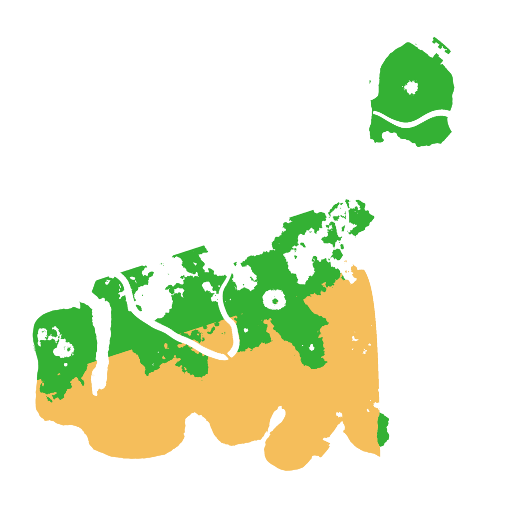 Biome Rust Map: Procedural Map, Size: 3500, Seed: 374703