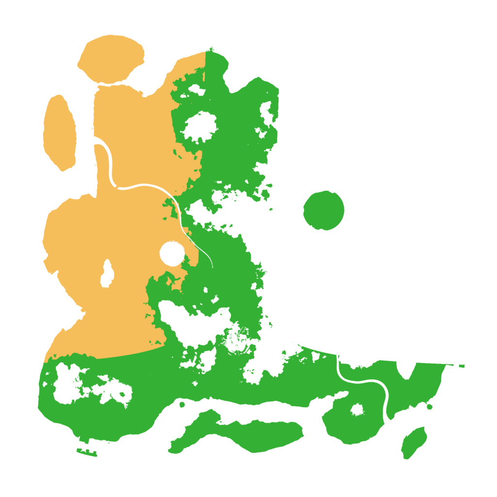 Biome Rust Map: Procedural Map, Size: 3600, Seed: 26262165