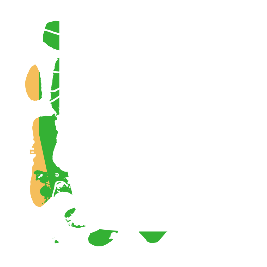 Biome Rust Map: Procedural Map, Size: 3500, Seed: 45469