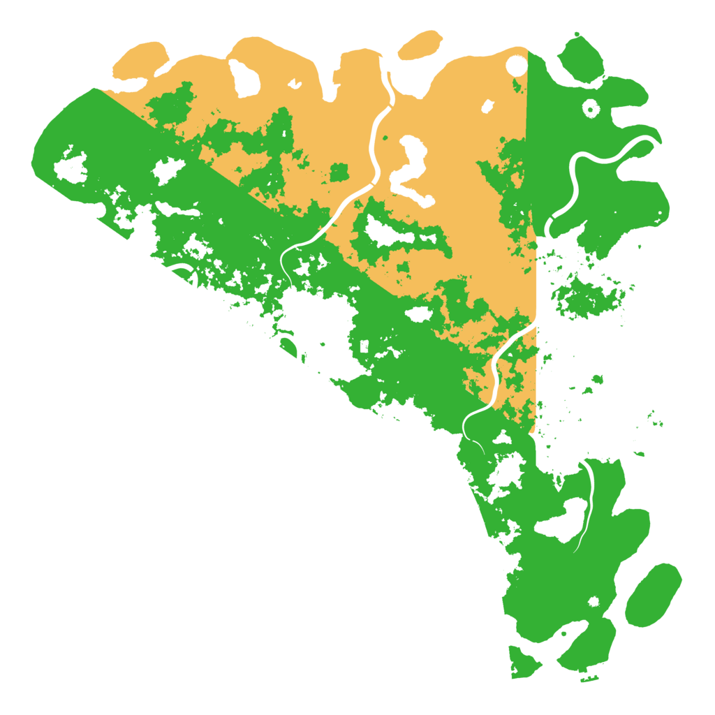Biome Rust Map: Procedural Map, Size: 6000, Seed: 1401857945