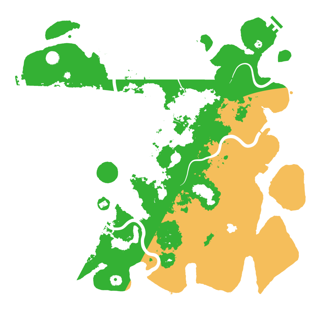 Biome Rust Map: Procedural Map, Size: 4200, Seed: 3958105