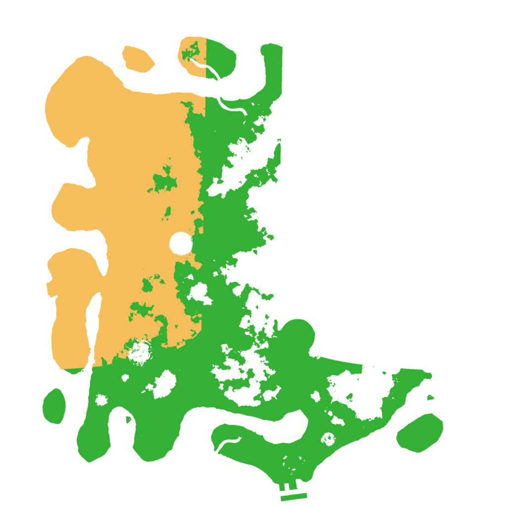 Biome Rust Map: Procedural Map, Size: 3900, Seed: 70280989