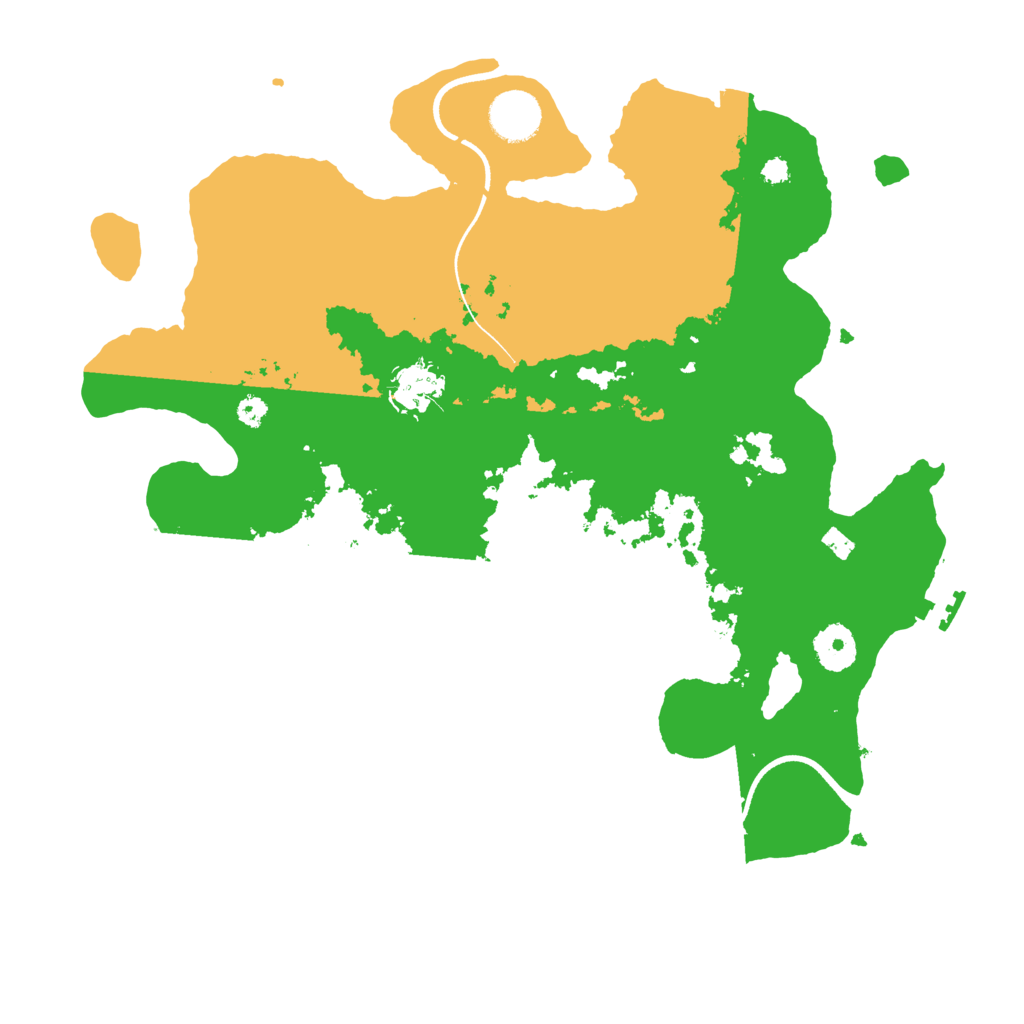 Biome Rust Map: Procedural Map, Size: 3500, Seed: 1037001463