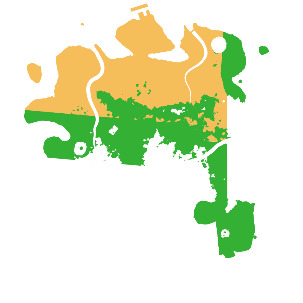 Biome Rust Map: Procedural Map, Size: 3500, Seed: 1037001463