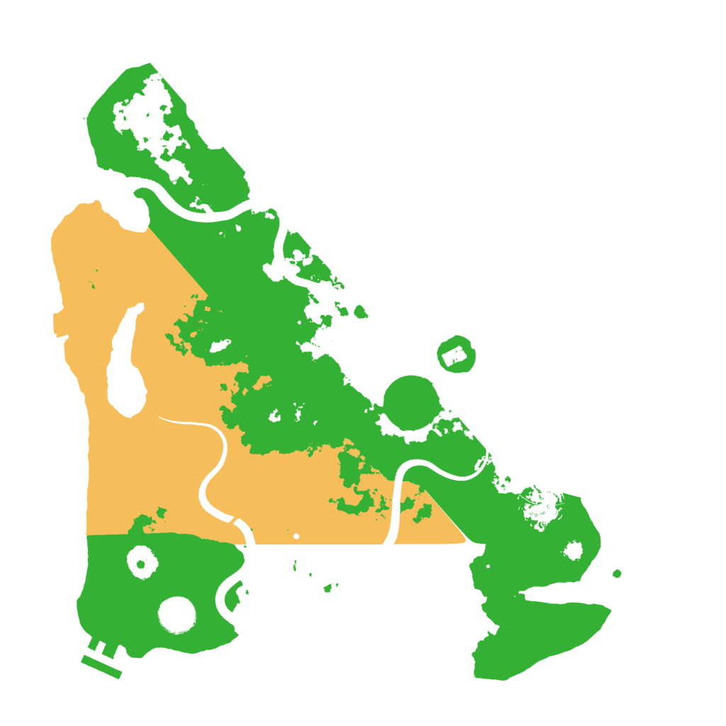 Biome Rust Map: Procedural Map, Size: 3500, Seed: 934256248