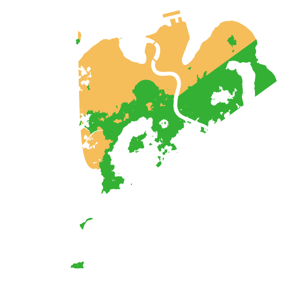 Biome Rust Map: Procedural Map, Size: 3500, Seed: 751871