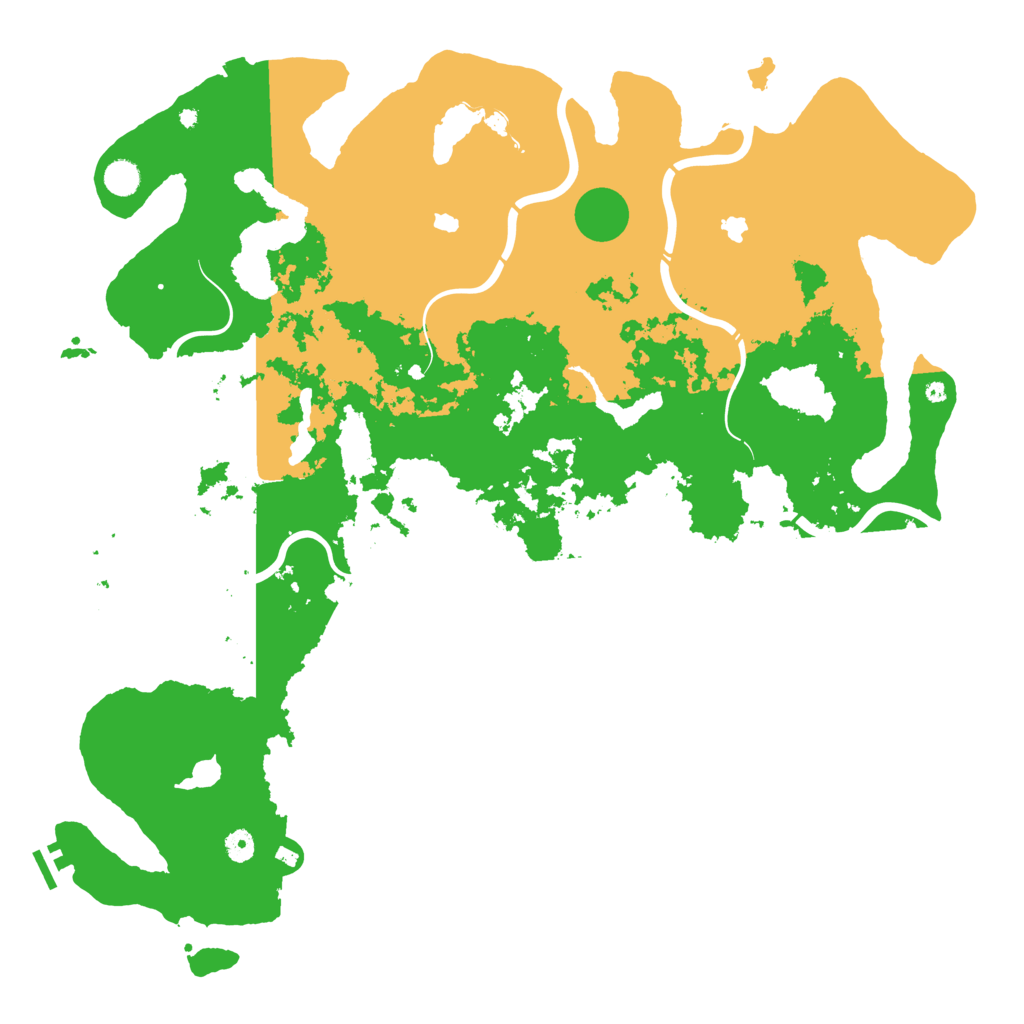 Biome Rust Map: Procedural Map, Size: 5000, Seed: 87534956