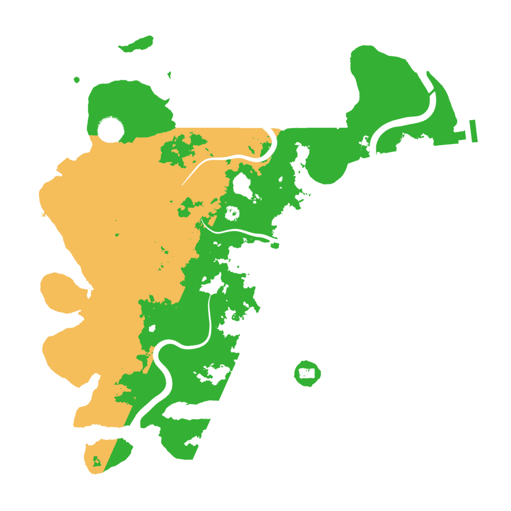 Biome Rust Map: Procedural Map, Size: 3500, Seed: 1337561934