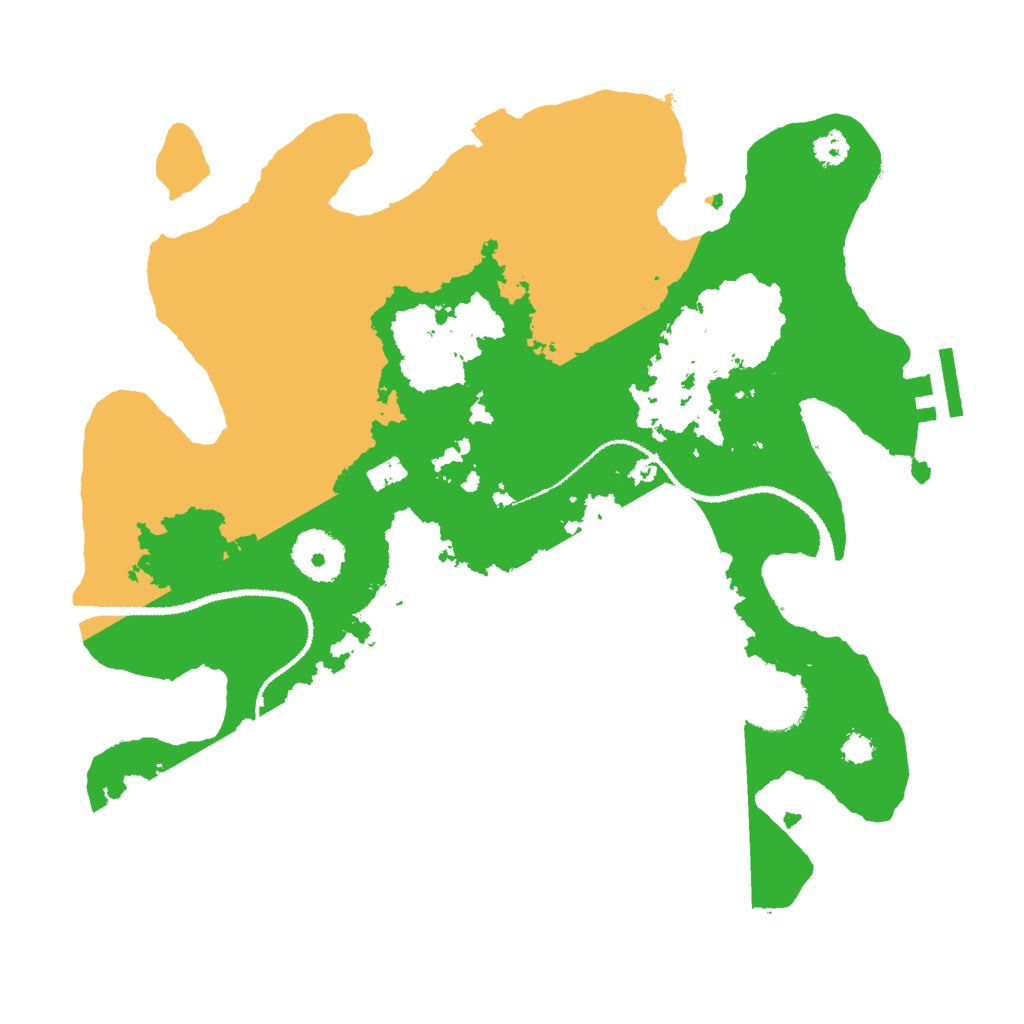 Biome Rust Map: Procedural Map, Size: 3000, Seed: 1962685050