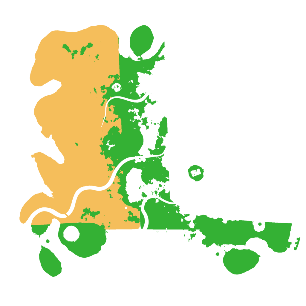 Biome Rust Map: Procedural Map, Size: 3500, Seed: 1791348891