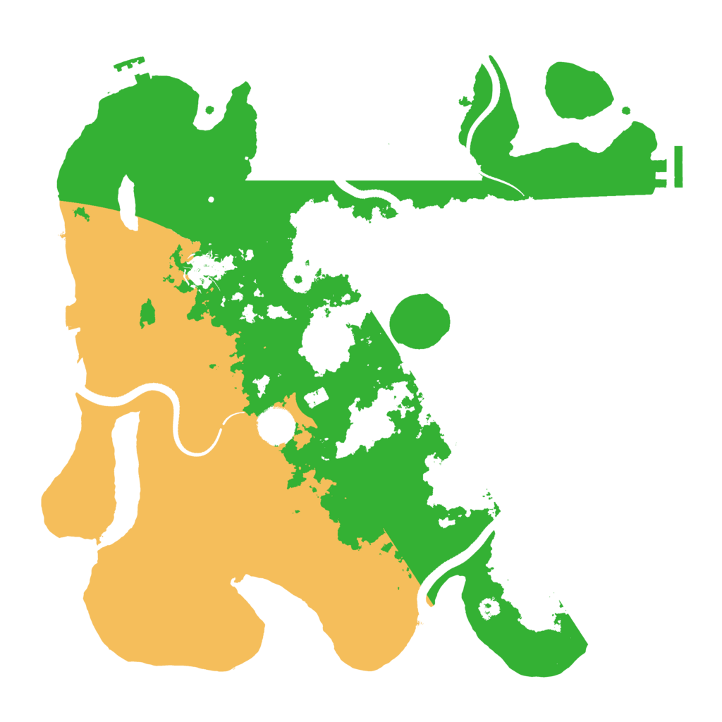Biome Rust Map: Procedural Map, Size: 3500, Seed: 173386931
