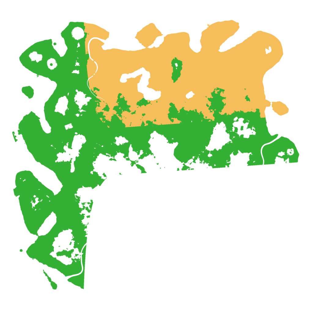 Biome Rust Map: Procedural Map, Size: 4500, Seed: 20210507