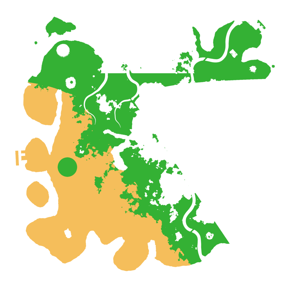 Biome Rust Map: Procedural Map, Size: 4000, Seed: 53453456