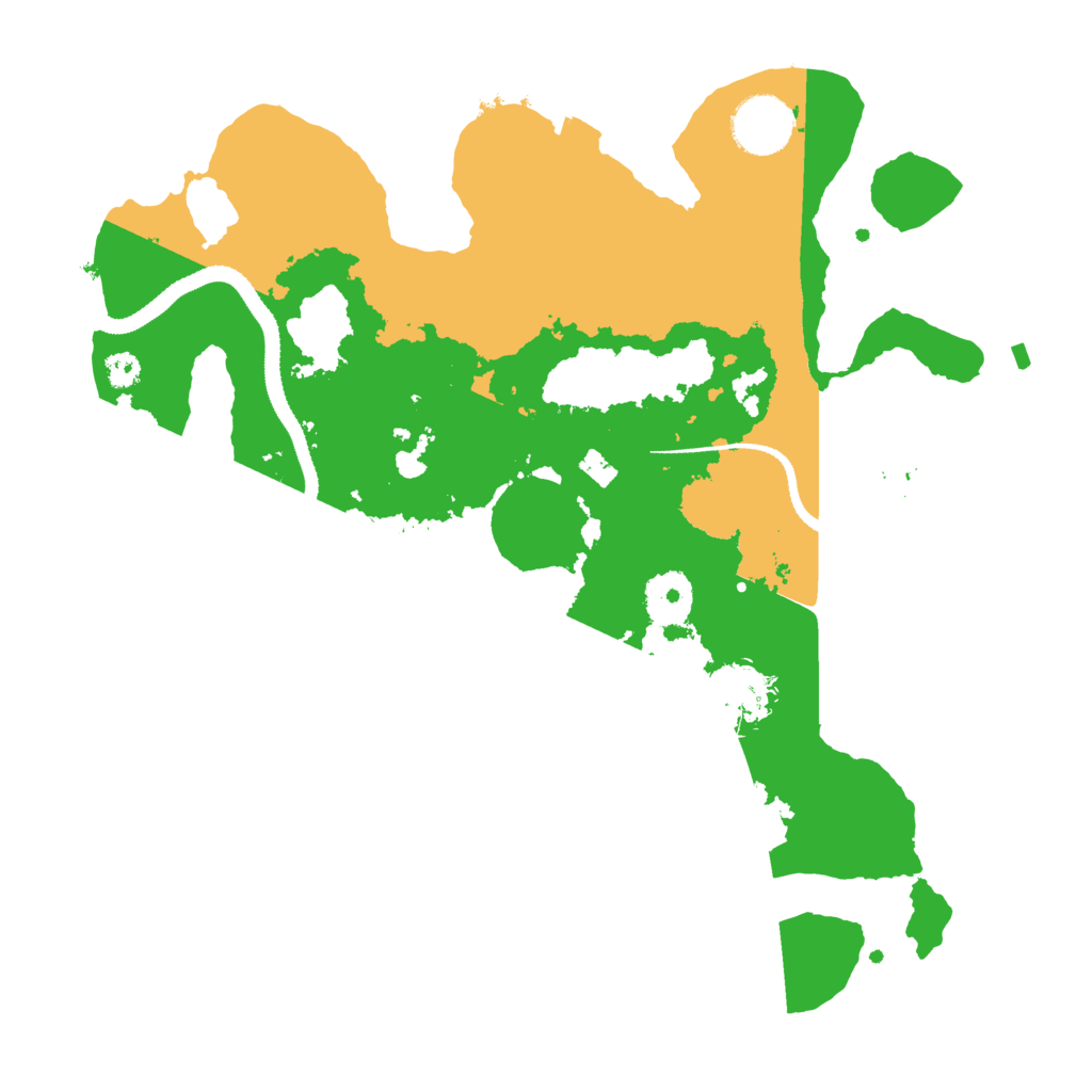 Biome Rust Map: Procedural Map, Size: 3200, Seed: 1904