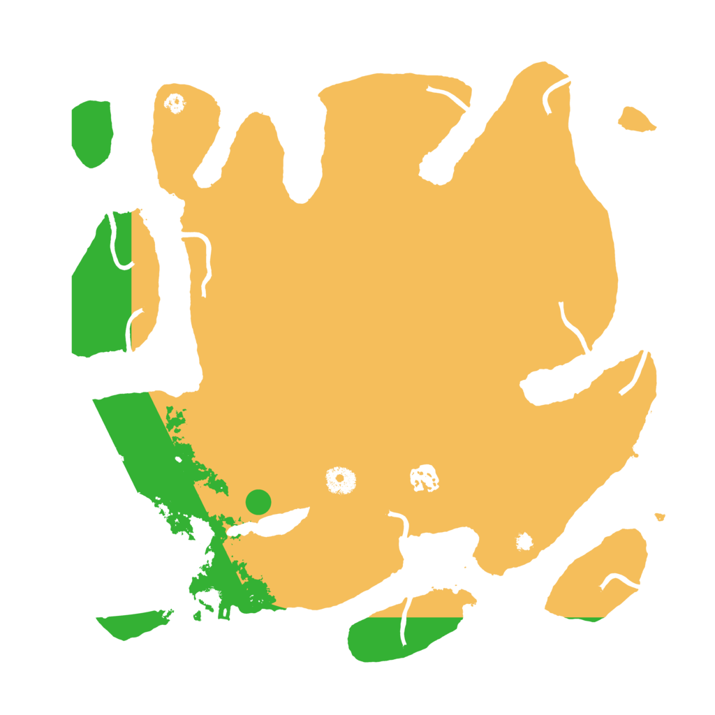 Biome Rust Map: Procedural Map, Size: 3700, Seed: 1167871814