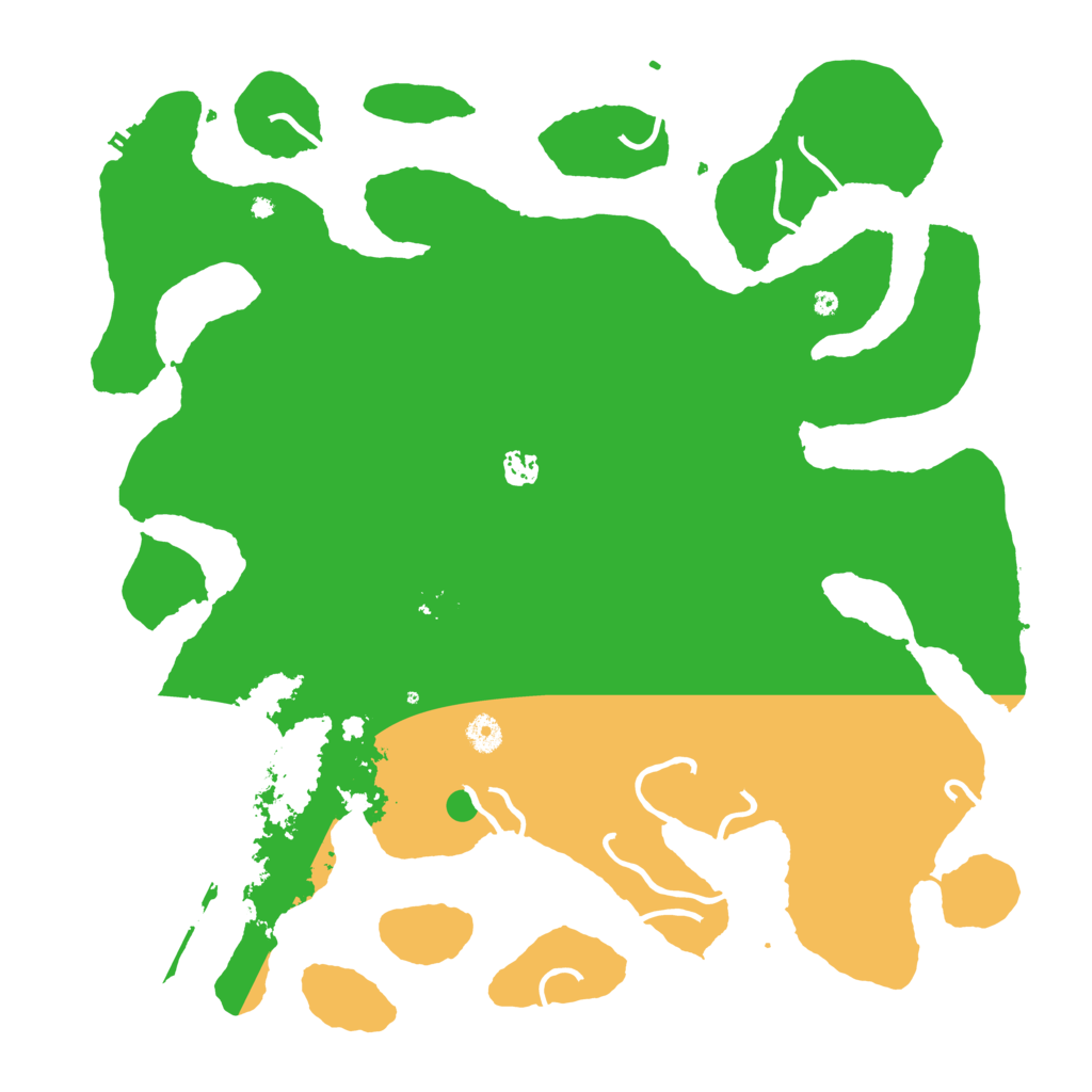 Biome Rust Map: Procedural Map, Size: 4500, Seed: 7554