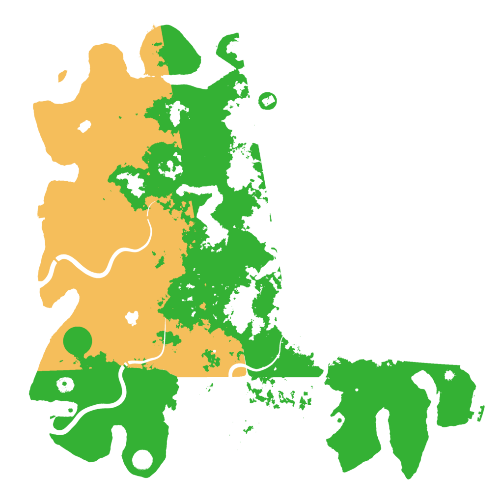 Biome Rust Map: Procedural Map, Size: 4600, Seed: 43541154