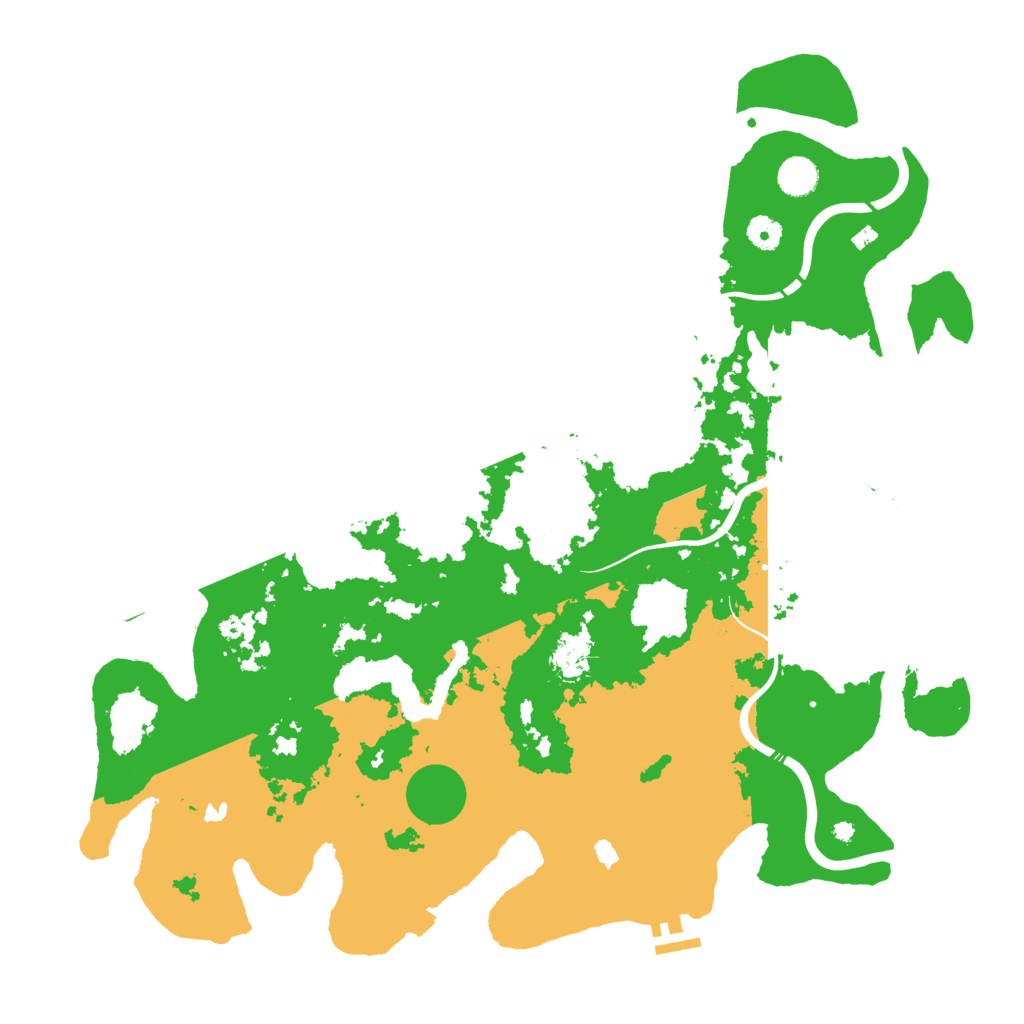 Biome Rust Map: Procedural Map, Size: 4500, Seed: 852764933