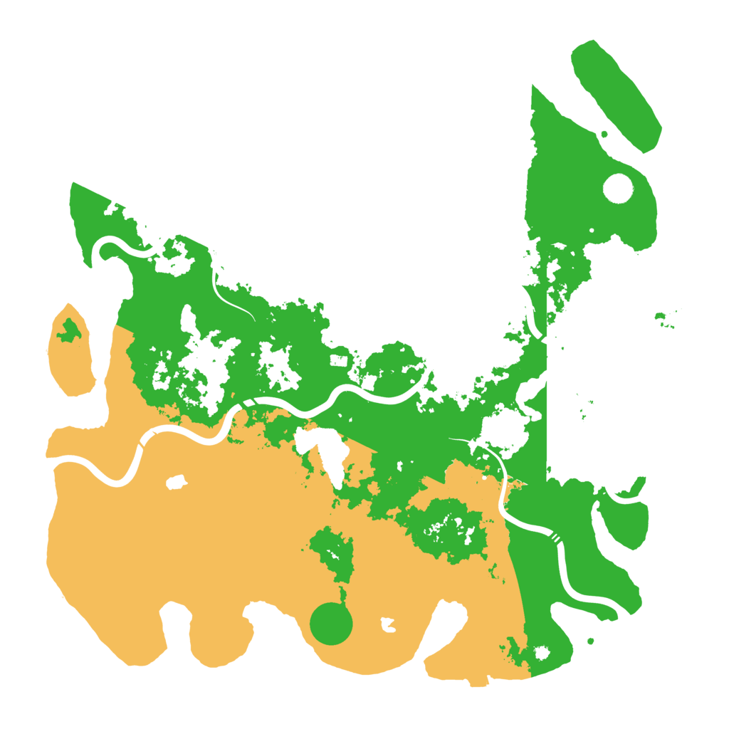 Biome Rust Map: Procedural Map, Size: 4500, Seed: 220388
