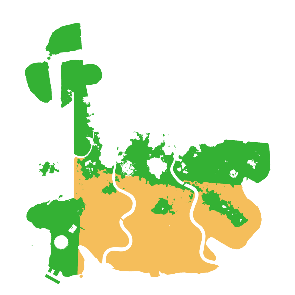Biome Rust Map: Procedural Map, Size: 3750, Seed: 9221