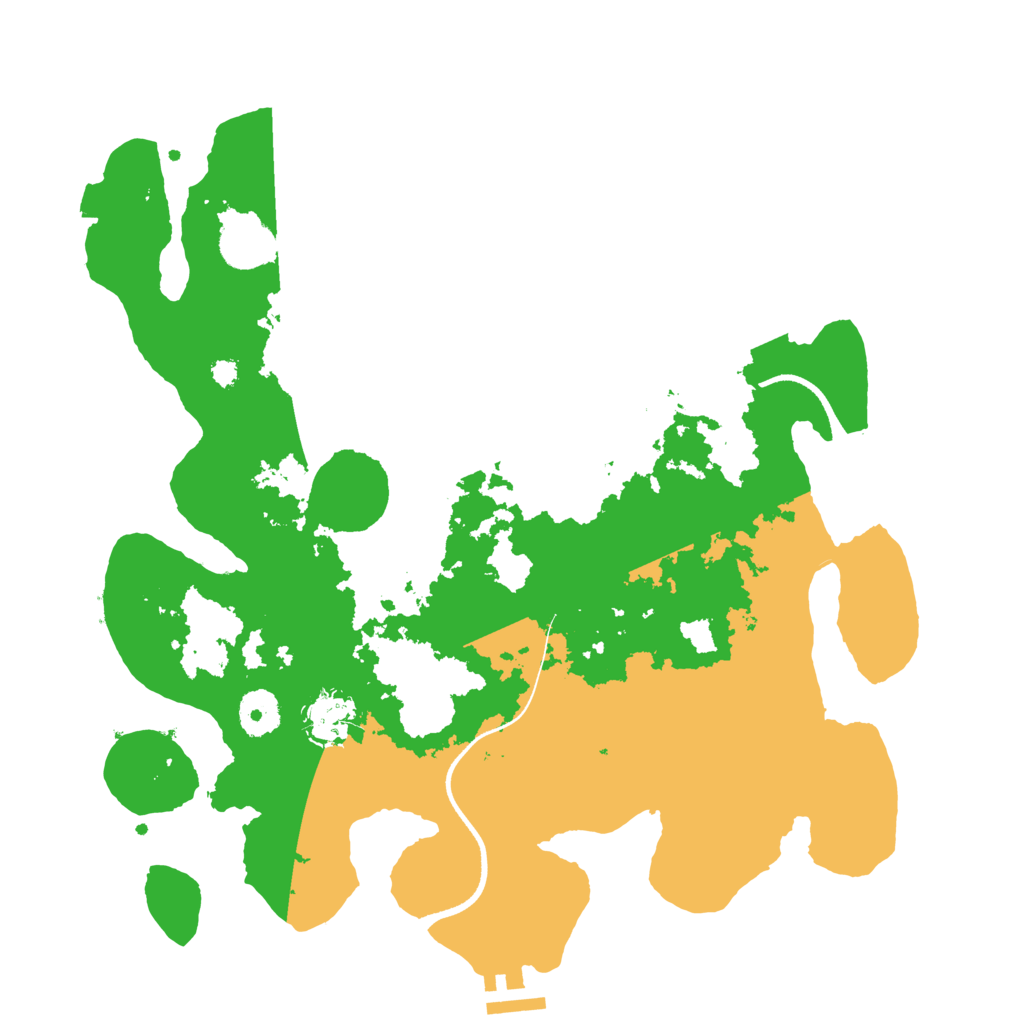 Biome Rust Map: Procedural Map, Size: 3500, Seed: 369991