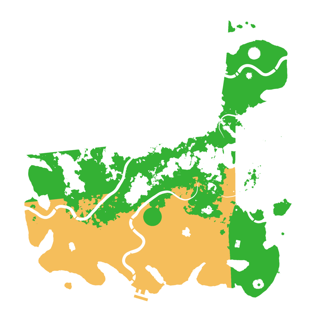 Biome Rust Map: Procedural Map, Size: 4500, Seed: 1056289153