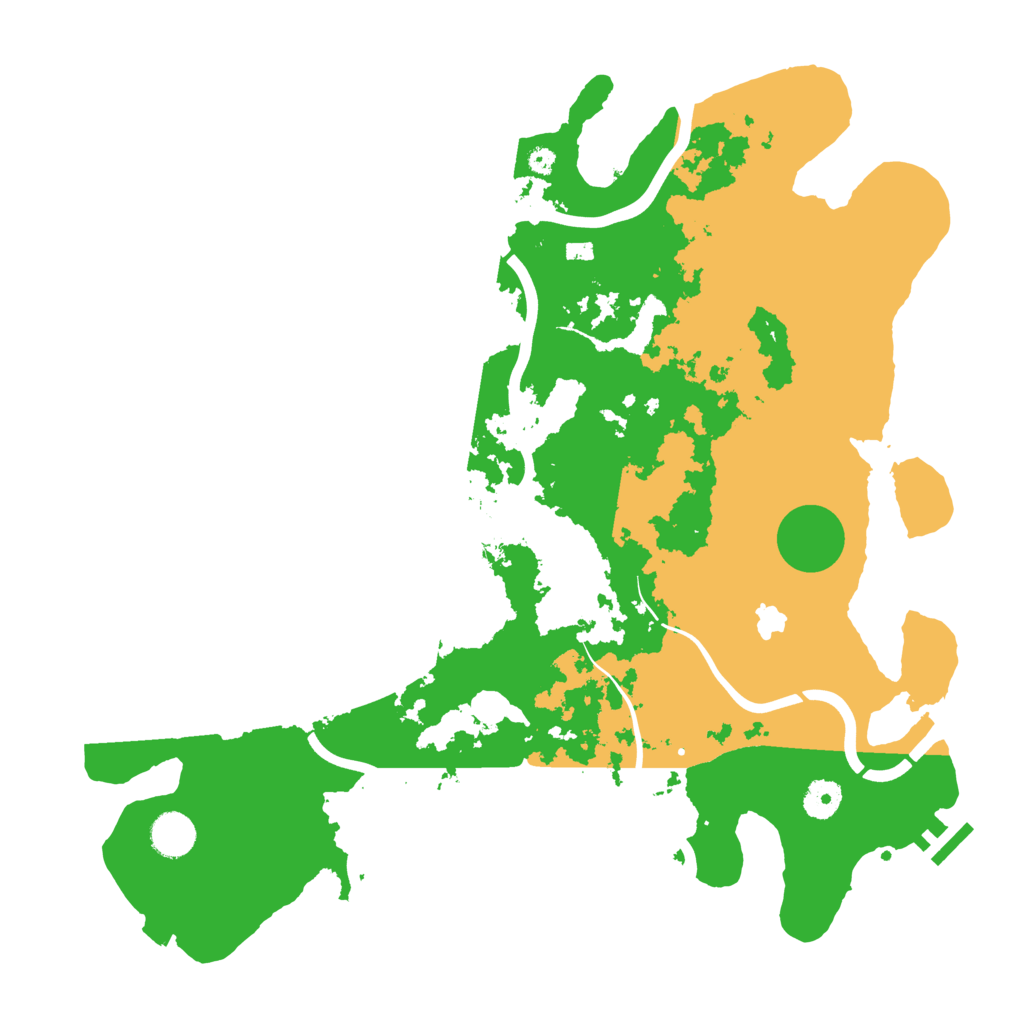 Biome Rust Map: Procedural Map, Size: 4000, Seed: 14551243