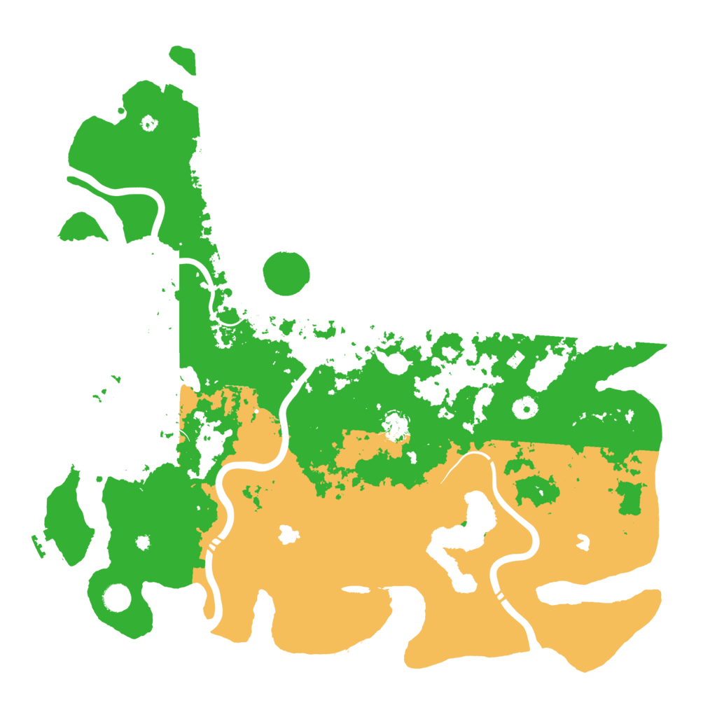 Biome Rust Map: Procedural Map, Size: 4500, Seed: 224576