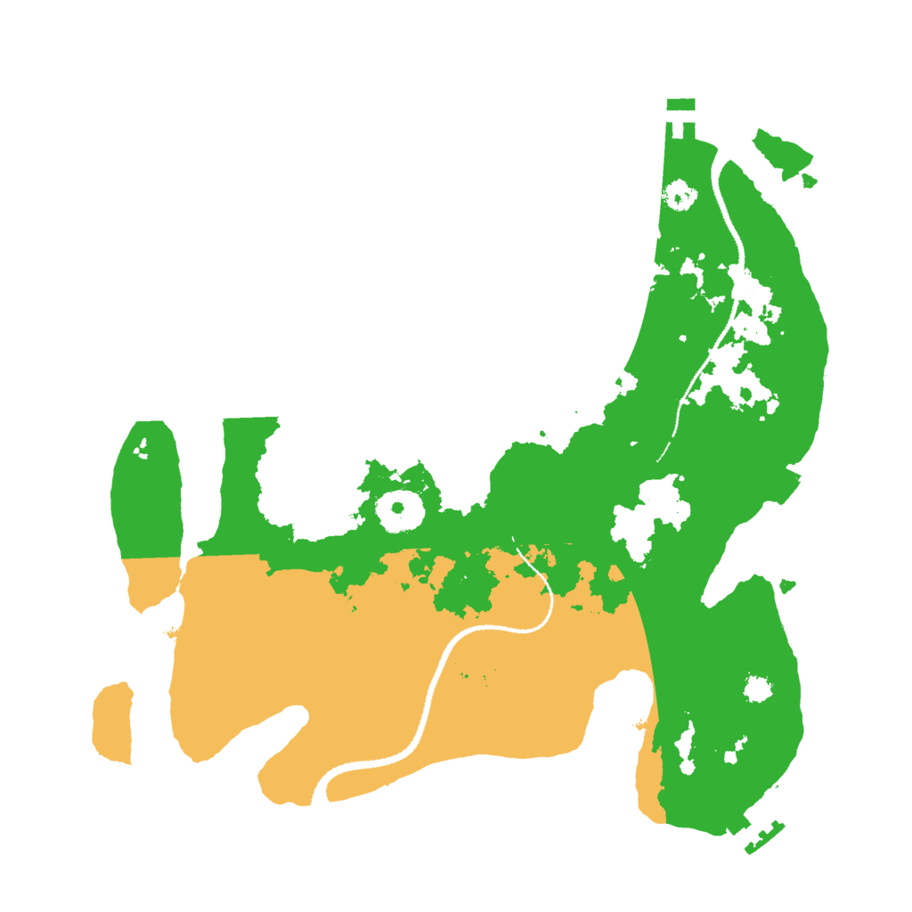 Biome Rust Map: Procedural Map, Size: 3000, Seed: 796417784