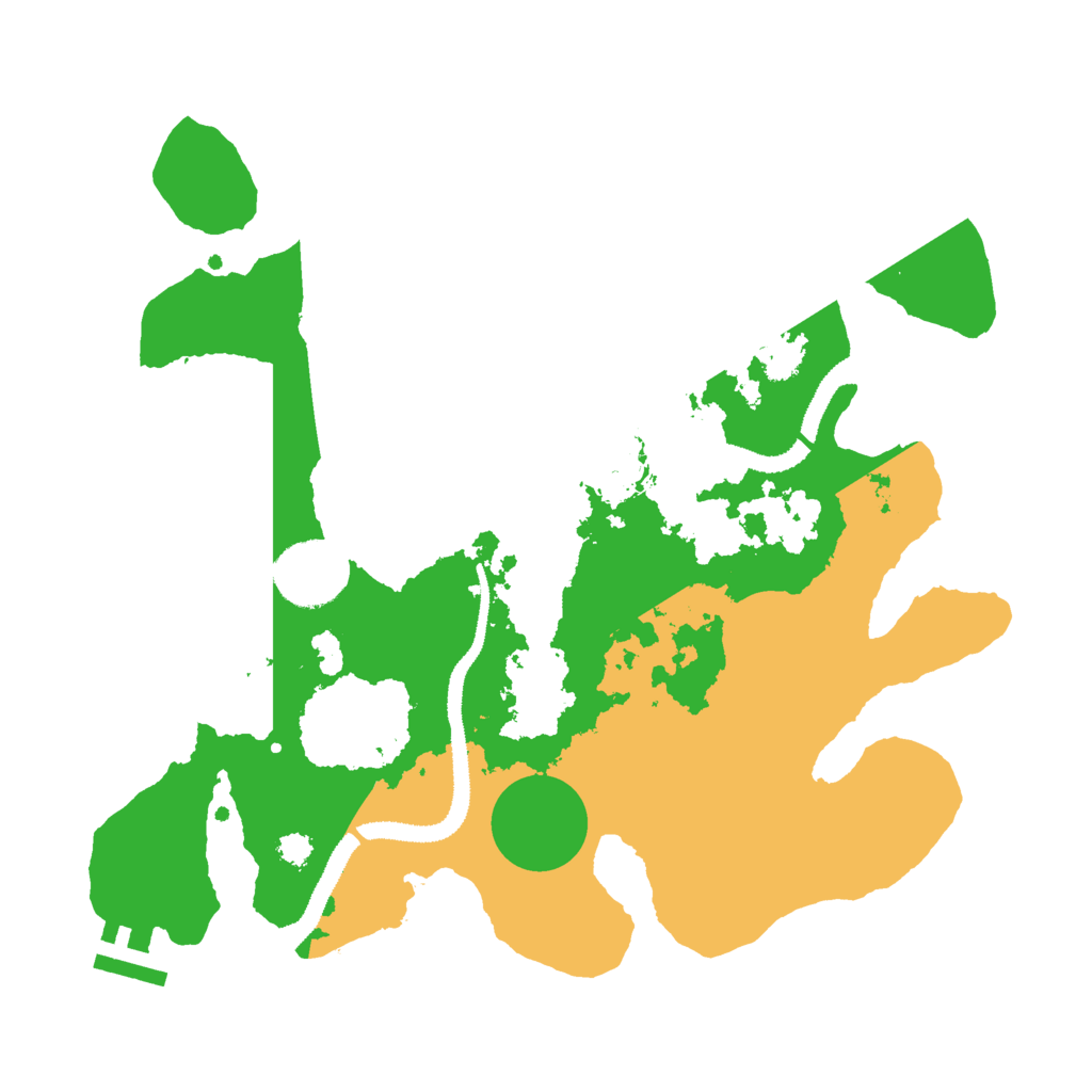 Biome Rust Map: Procedural Map, Size: 3000, Seed: 1089422879