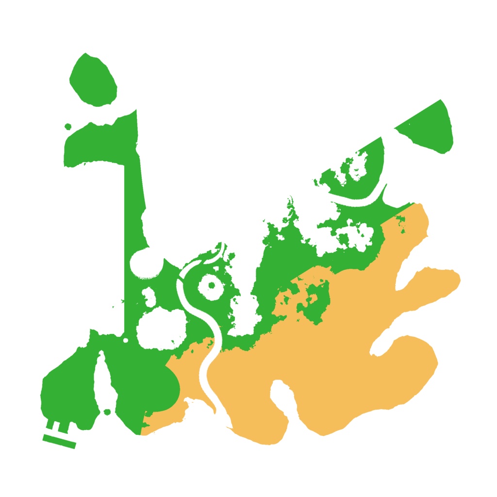 Biome Rust Map: Procedural Map, Size: 3000, Seed: 1089422879